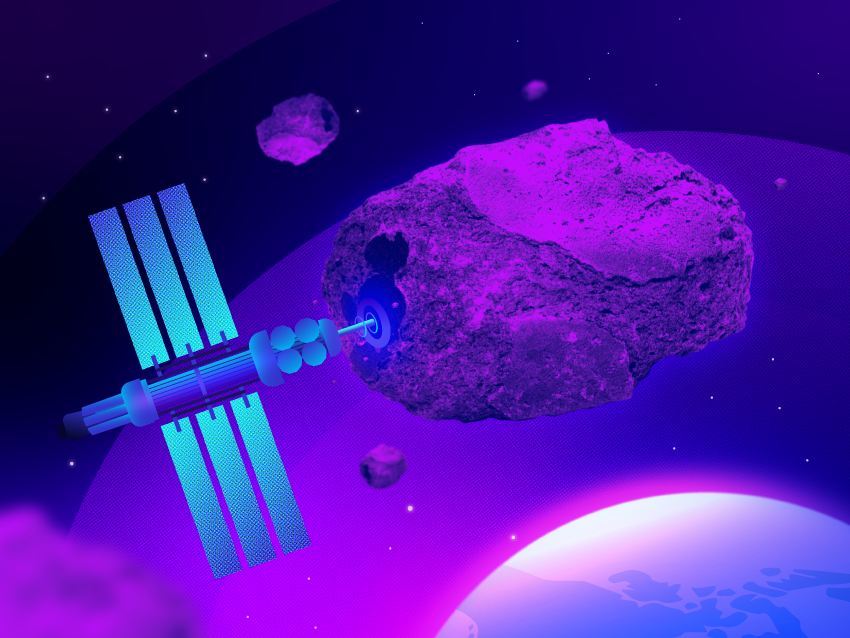 Building an economy in space with asteroid mining