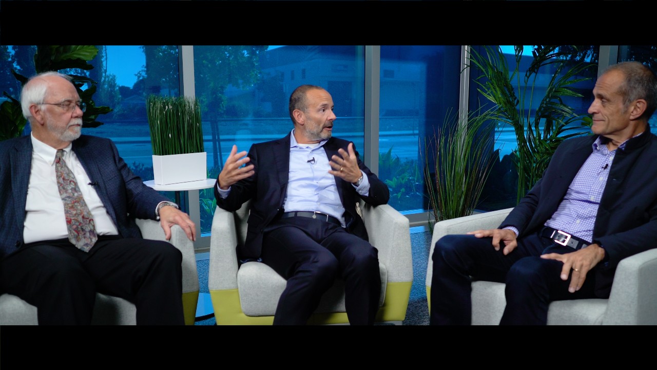 A discussion on the PI System between Dr. J. Patrick Kennedy, founder of OSIsoft, Peter Herwick, CEO of AVEVA, and Jean-Pascal Tricoire, Chairman & CEO of Schneider Electric.