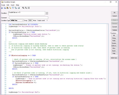 condition script