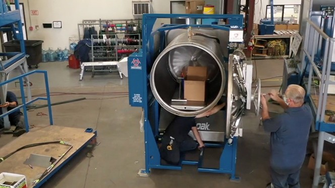 San-I-Pak Net also allows San-I-Pak to diagnose and solve equipment issues remotely.