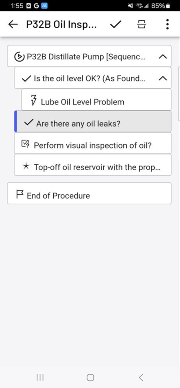 Streamlined maintenance workflows