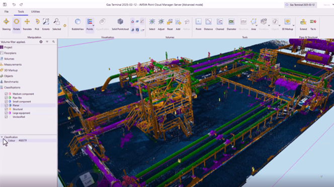 Intelligent point cloud with AI