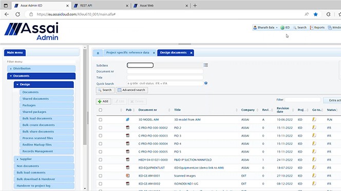 Sistema de gestión y control de documentos